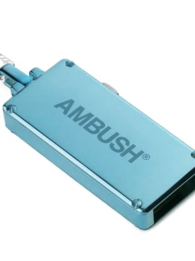 Ambush Usb Rectangle Necklace In Blue