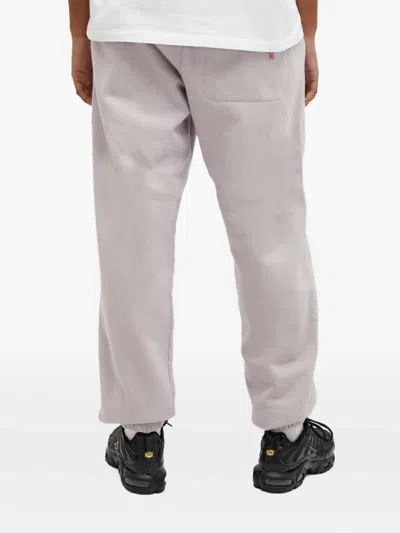 Aries Logo-print Cotton Sweatpants In Neutral