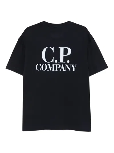 C.p. Company T-shirt In Jersey In Black