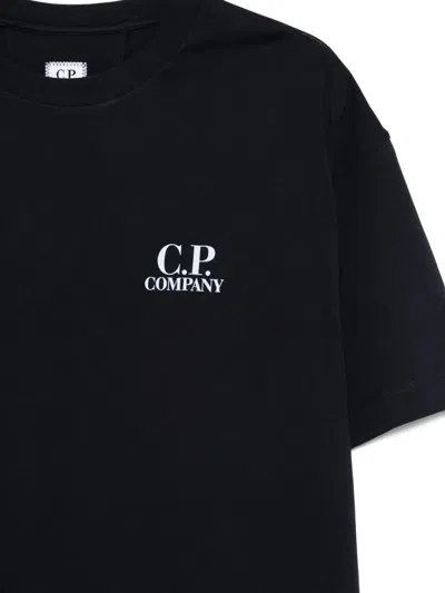 C.p. Company T-shirt In Jersey In Black