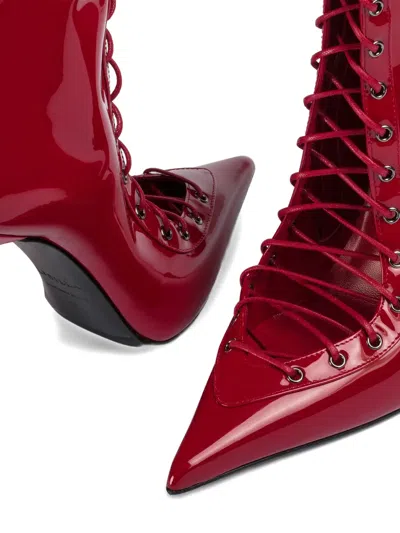 Le Silla 120mm Colette Boots In Red