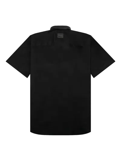 Raf Simons Polka-dot Print Shirt In Black