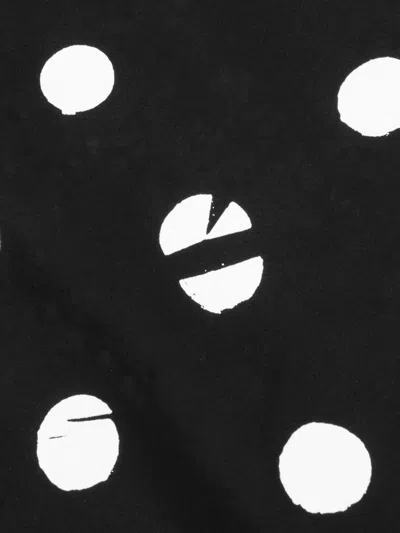 Raf Simons Polka-dot Print Shirt In Black