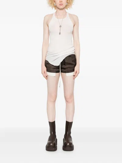 Rick Owens Basic Rib Tank In White