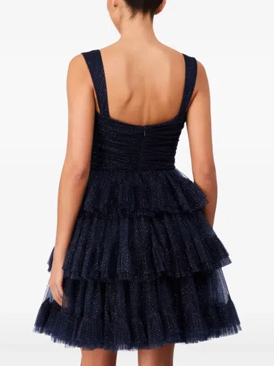 Jenny Packham Fall From Grace Mini Dress In Blue