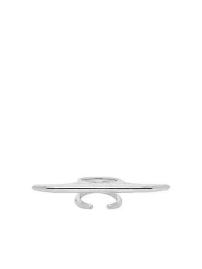 Ambush Liquid Multi-finger Ring In Gray