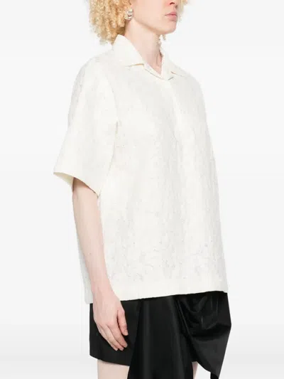 N°21 Textured Top In White