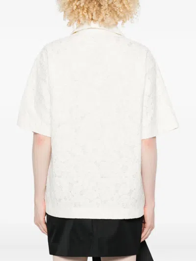 N°21 Textured Top In White