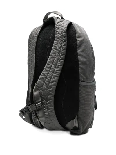 C.p. Company C.p.company Backpack With Lens Detail In Gray