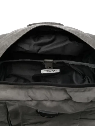 C.p. Company C.p.company Backpack With Lens Detail In Gray