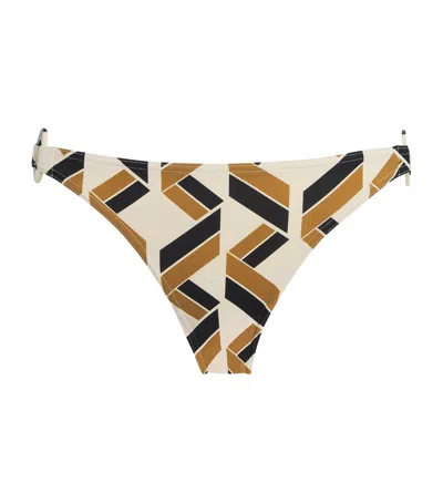 Eres Alchimie Classic Briefs Imprime Swim Noir In Multi