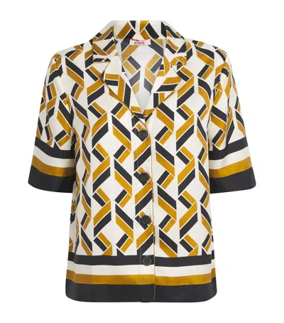 Eres Sonore Shirt Imprime Swim Noir In Multi