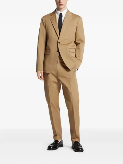 Dsquared2 Capri Two-button Suit In Neutral