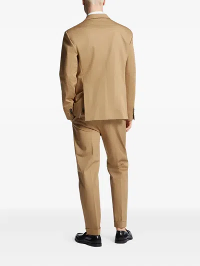 Dsquared2 Capri Two-button Suit In Neutral