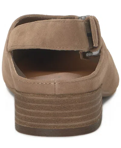 Lucky Brand Women's Mylody Slingback Low Heeled Mules In Brown