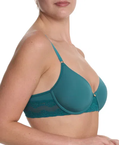 Natori Bliss Perfection All Day Underwire Contour Bra In Green