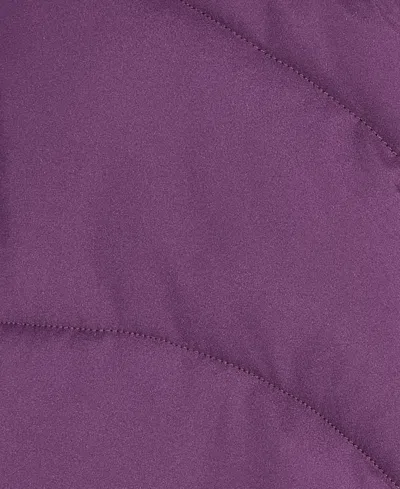 Sam Edelman Big Girls Mermaid Quilt Solid Puffer Jacket In Purple