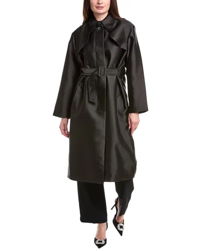 Sandro Wool-blend Jacket In Black