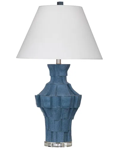 Bassett Mirror Kenora Table Lamp In Blue