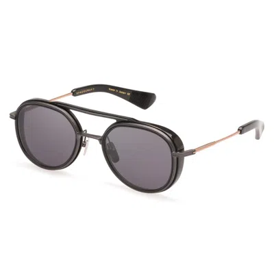 Dita Spacecraft Grey Pilot Men's Titanium Sunglasses 19017-b 52 In Black