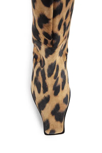 Miista Effie Tall Boot In Animal Print