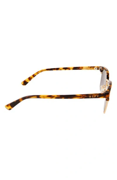 Diff Biarritz 62mm Browline Sunglasses In Brown