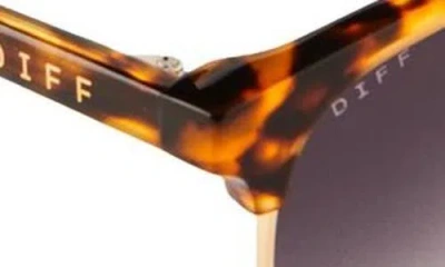 Diff Biarritz 62mm Browline Sunglasses In Brown