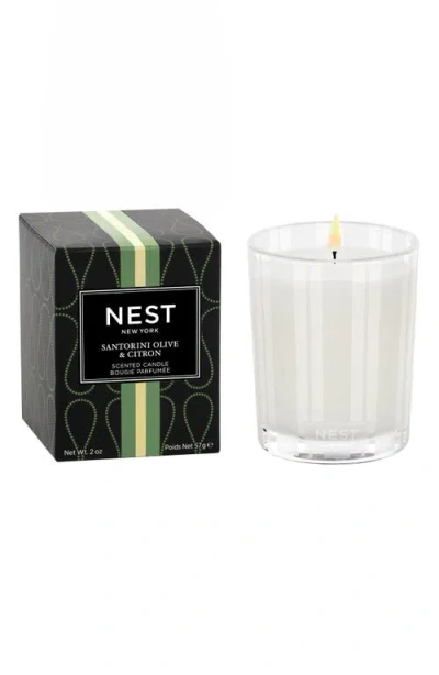 Nest New York Santorini Olive & Citron Scented Candle In Gray