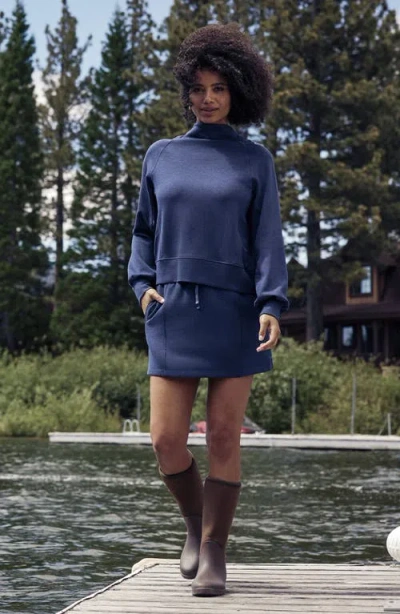 Travismathew Delightful Drawstring Miniskirt In Blue