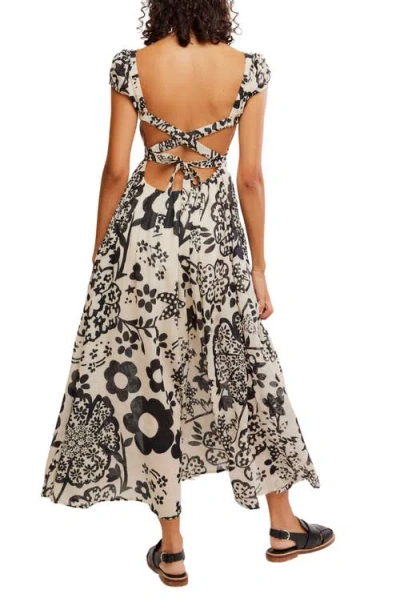 Free People Ultra Violet Dress In Bright White Combo In Multi