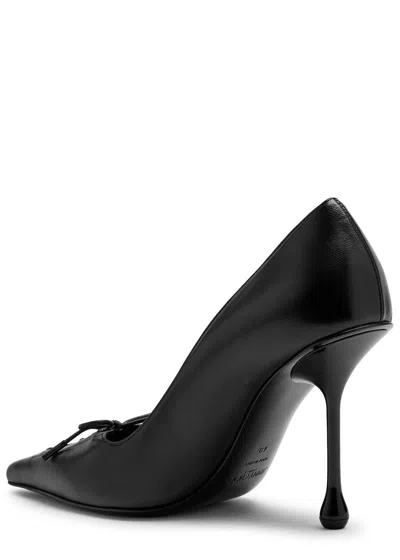 Jimmy Choo Scarlett 95 Leather Pumps In Black