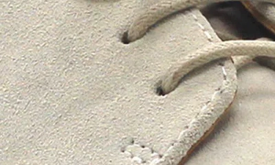 Gentle Souls Women's Aronson Almond Toe Suede Lace-up Oxford Shoes In Gray