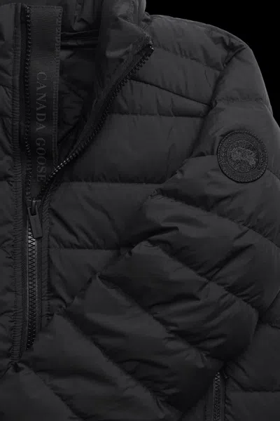 Canada Goose Crofton Quilted Zip-front Jacket In Black