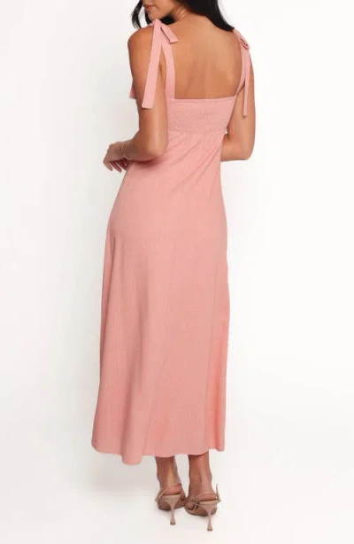 Petal And Pup Petal & Pup Patterson Tie Strap Sundress In Neutral