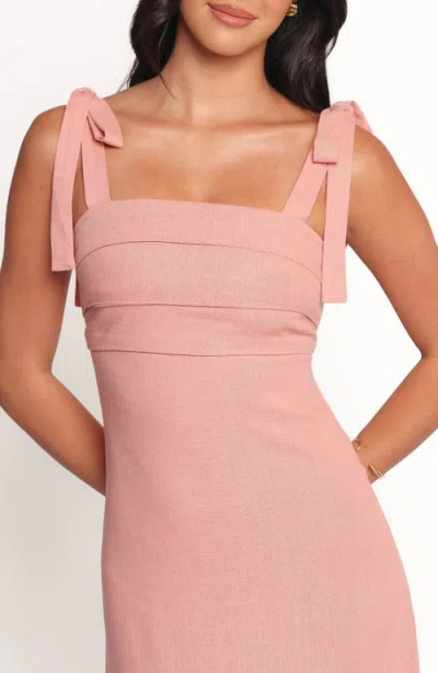 Petal And Pup Petal & Pup Patterson Tie Strap Sundress In Neutral