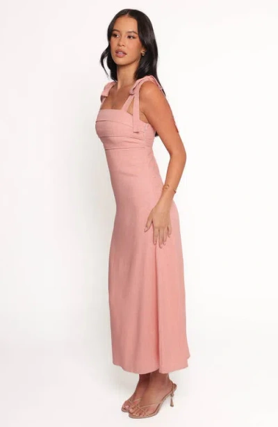 Petal And Pup Petal & Pup Patterson Tie Strap Sundress In Neutral