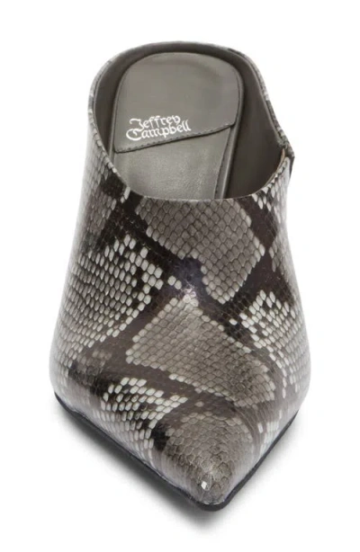 Jeffrey Campbell Vader Pointed Toe Mule In Black