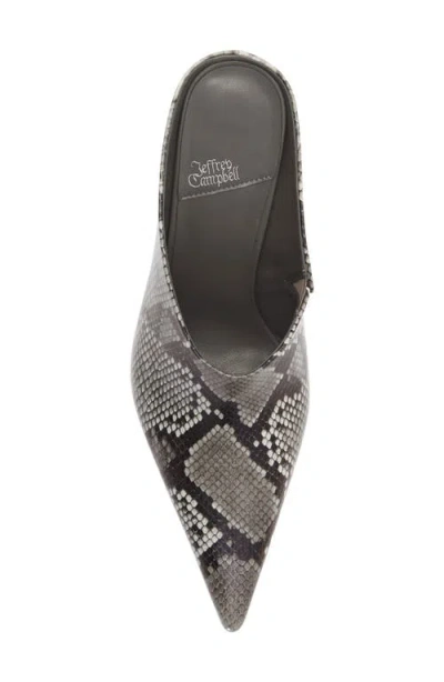 Jeffrey Campbell Vader Pointed Toe Mule In Black