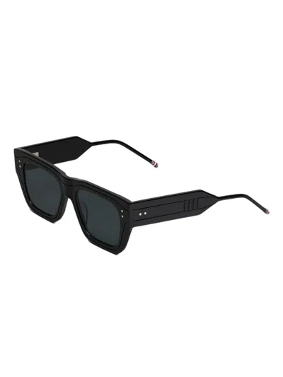 Thom Browne Rectangle-frame Sunglasses In Black