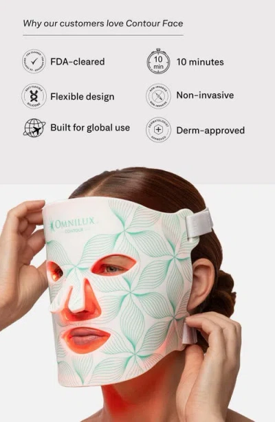 Omnilux Contour Face Led Mask In Transparent