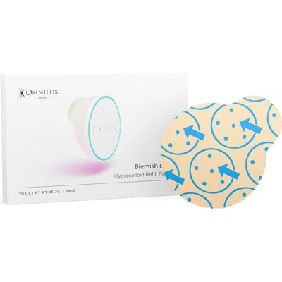 Omnilux Blemish Eraser Hydrocolloid Refill Patches In Transparent