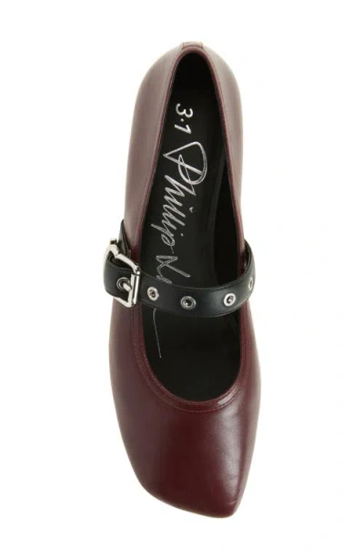 3.1 Phillip Lim Id Mary Jane Flat In Brown