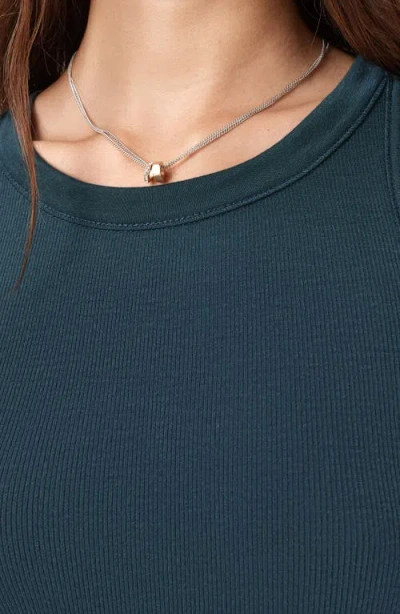 Allsaints Rina Crew Neck Sleeveless Tank Top In Blue