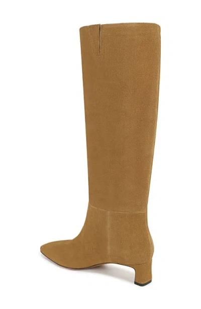 Vince Harlan Tall Suede Boot In Brown