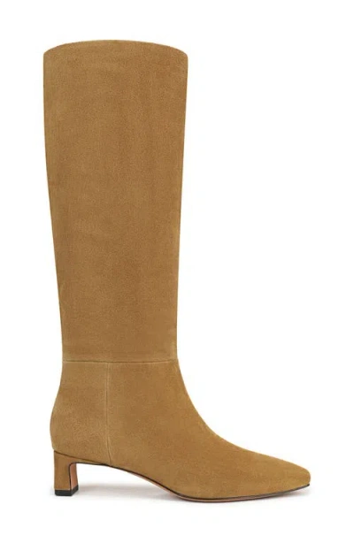 Vince Harlan Tall Suede Boot In Brown