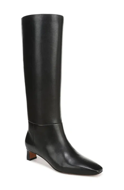 Vince Harlan Tall Leather Boot In Black