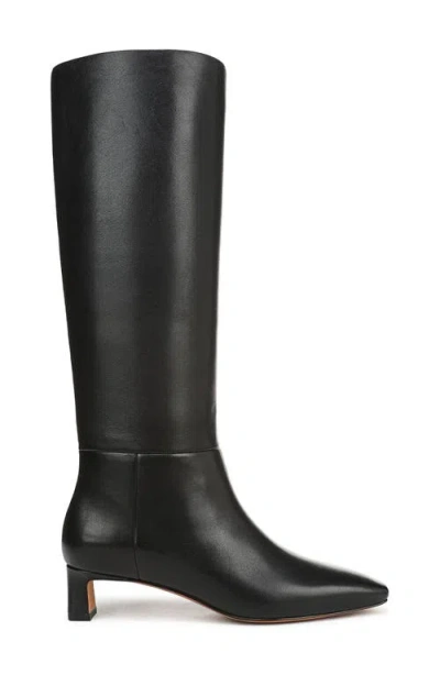 Vince Harlan Tall Leather Boot In Black