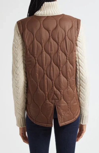 Veronica Beard Patra Mixed-media Jacket In Brown