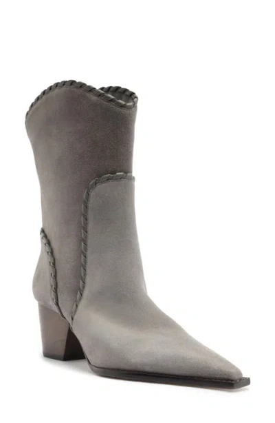 Alexandre Birman Victoria Saddle Boot In Gray