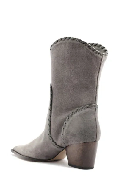 Alexandre Birman Victoria Saddle Boot In Gray